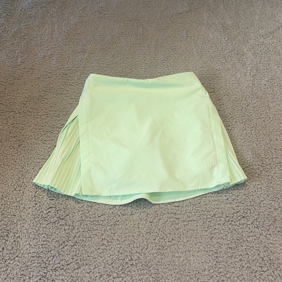 Lululemon Peek Pleat High-Rise Tennis Skirt size 2 color mint - Picture 3 of 11
